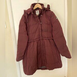 Snow Man Womens down coat purple size M